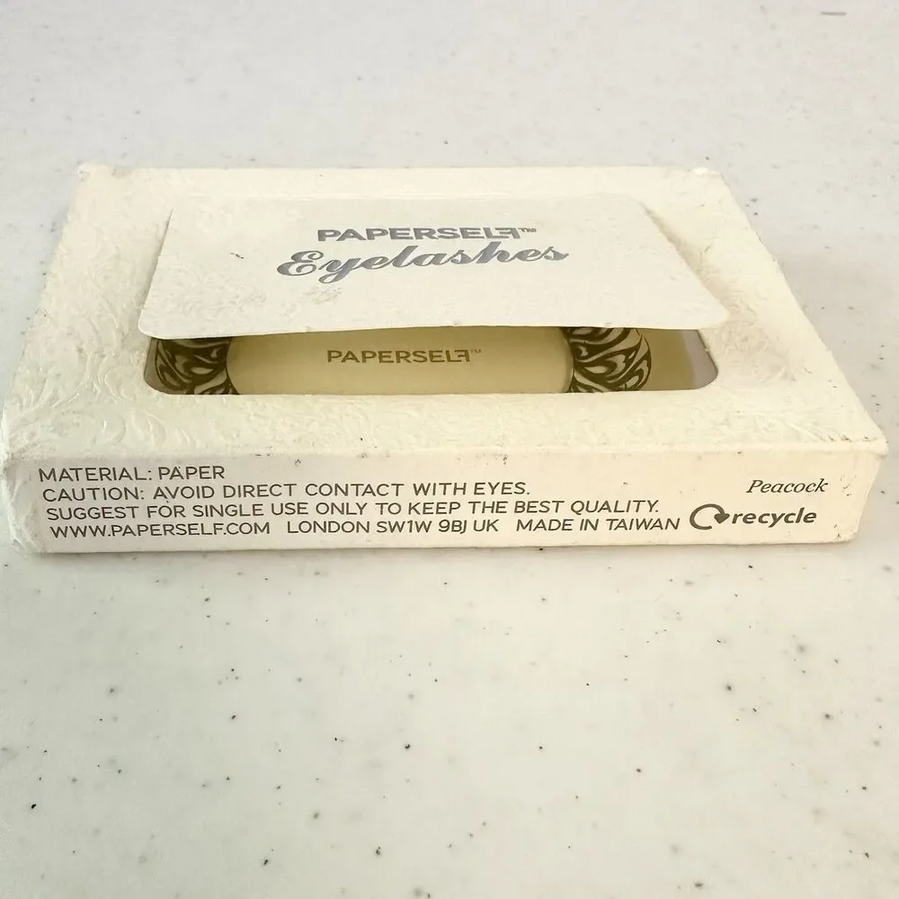 Paperself Eyelashes Peacock Design New In‎ Box Costume Makeup Art